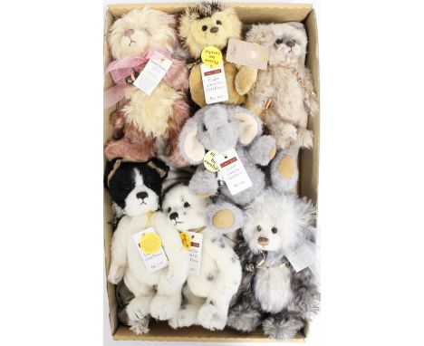 Charlie Bears from the Minimo Collection to include Minimo Collection Polka Dot, limited edition number 607 of 1200, 18cm tal