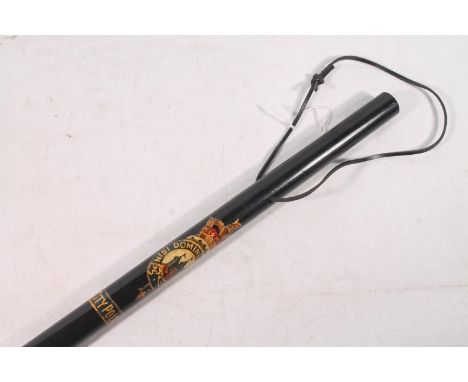 Edinburgh Police interest, an exceptionally rare Edinburgh Mounted City Police long stave truncheon, the body painted with Ed