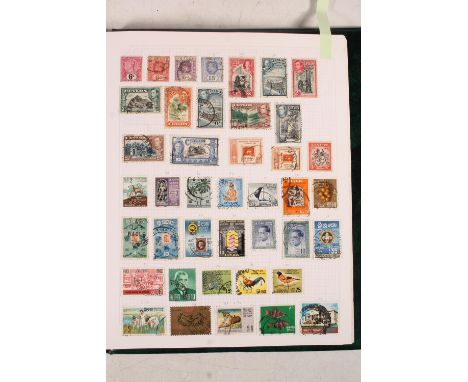 WORLD stamp collection held over multiple albums to include FRENCH POLYNESIA, SOUTH SEAS, COOK ISLANDS, FIJI, SOLOMON ISLANDS