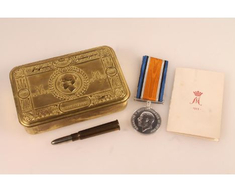 Medal of 335078 Private Hamilton Neilson of the 13th Battalion Royal Scots who was killed in action 22nd August 1917 aged 18,