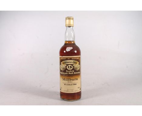 MILLBURN 1966 16 year old Highland single malt Scotch whisky, bottled by Gordon &amp; MacPhail of Elgin under their Connoisse