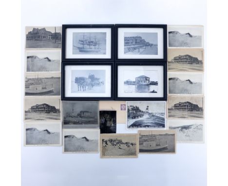 Collection of Vintage Postcards and prints. AS IS Condition with toning, stains, wear. Shipping $28.00 (estimate $50-$75)