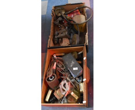 Two Boxes of Vintage Tools etc 