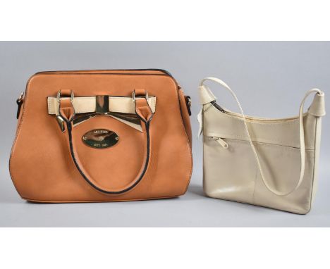 A Replica Leather Ladies Handbag and a Smaller Example 