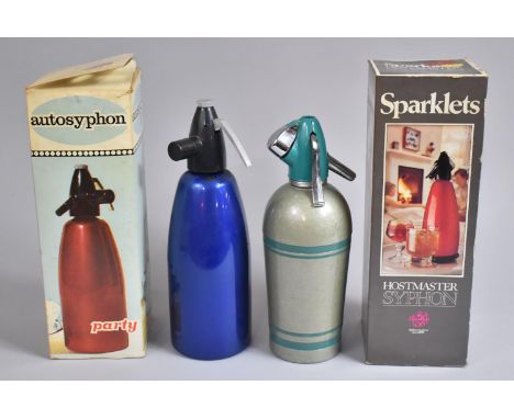 A Vintage Sparklets Siphon and Auto Siphon Both In Original Cardboard Boxes 