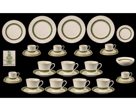 Royal Doulton 'Rondelay' Dinner/Tea Service, 50+ Pieces, comprising:  6 x 10.5" Dinner Plates; 6 x 9" Plates; 6 x 8" Plates; 