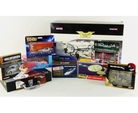 ASSORTED JAMES BOND &amp; OTHER TOYS including Corgi 007 vehicles from 'You Only Live Twice', 'Goldfinger', 'The Spy Who Love