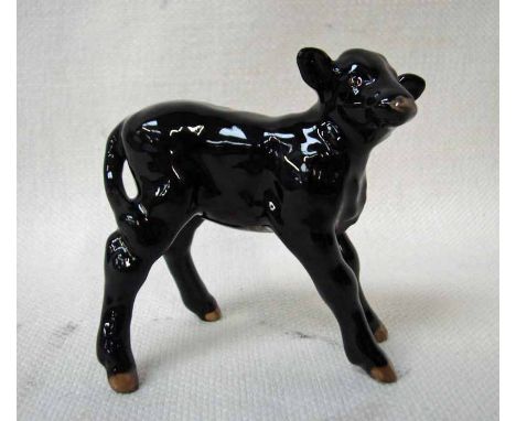 A Beswick pottery animal model of an Aberdeen Angus Calf, model number 1406A 