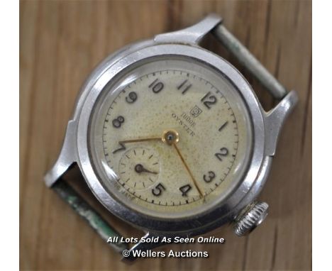 LADIES&nbsp;TUDOR ROLEX 920, CIRCA 1940'S, MANUAL WIND,AGED OFF WHITE COLOURED DIAL WITH ARABIC MARKERS &amp; SUB SECONDS WIT