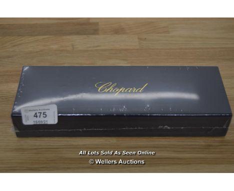 CHOPARD HAPPY DIAMOND ,RESINE NOIRE ROLLER BALL PEN,NEW AND SEALED 