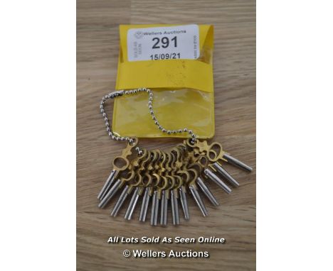 SMALL CARRIAGE CLOCK KEYS, SIZE 00-12