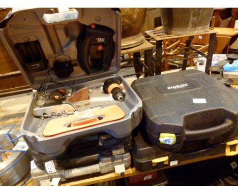 Four electric tools including Black & Decker