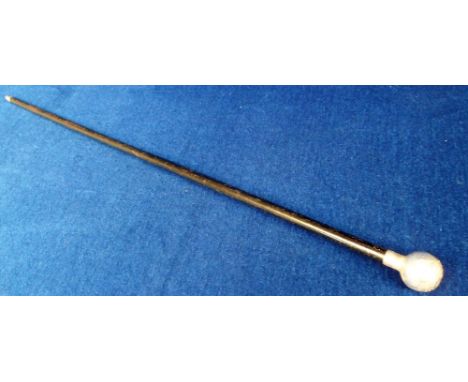 Swagger Stick, The Kings Liverpool and Scottish Regt. silver mounted swagger stick hallmarked Birmingham 1927 with hallmarked