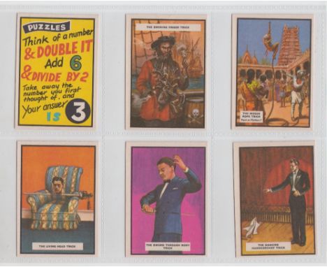 Trade cards, A&amp;BC Gum, Magic (set, 36 cards) (vg)