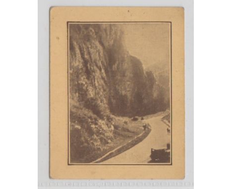 Cigarette card, R&amp;E Boyd, Places of Interest, 'M' size, type card, no 8 Cheddar Gorge (gd) (1)