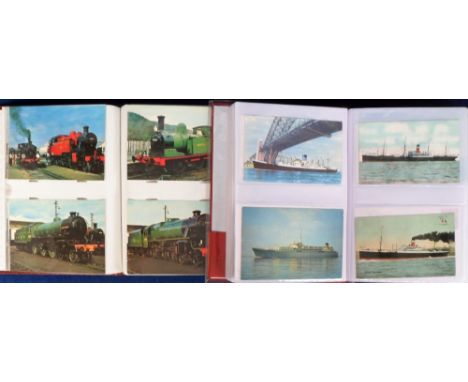 Postcards, a mixed age Shipping collection of approx. 200 cards the majority artist illustrated cards of Cunard, White Star L