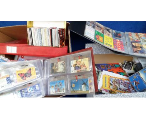 Phone Cards, 1000s of assorted world phone cards to include Belgium, Turkey, Japan, Switzerland etc. subjects include Disney,