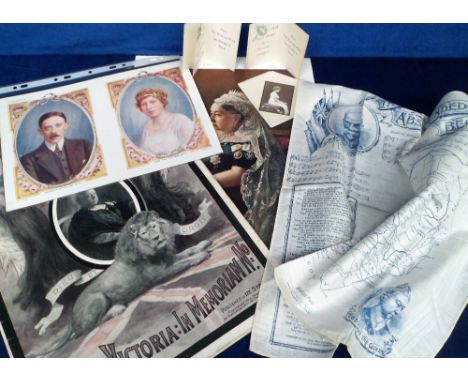 Royalty, 2 Christmas cards from 'The Princess Mary and Friends at Home' dated 1914 and 1915 together with a small photographi
