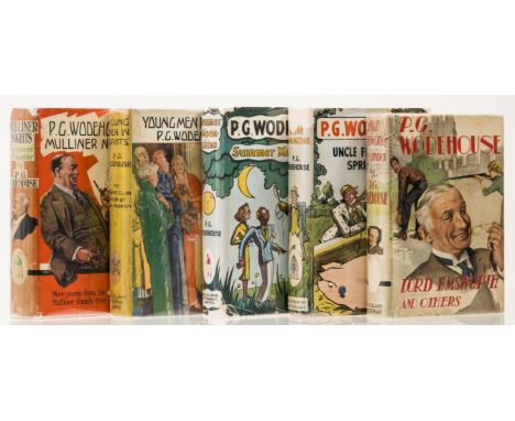Wodehouse (P.G.) Mulliner Nights, 1933; Young Men in Spats, endpapers very lightly spotted, 1936; Lord Emsworth and Others, c