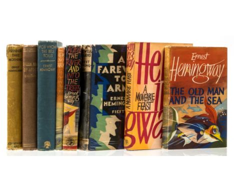 Hemingway (Ernest) The Old Man and the Sea, light spotting to endpapers and first and last few pp., jacket spine faded, 1952;