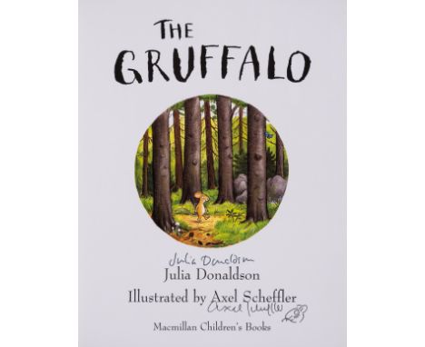 Donaldson (Julia) The Gruffalo, Gift Edition, first printing, signed by author and artist with doodle of mouse's head on titl