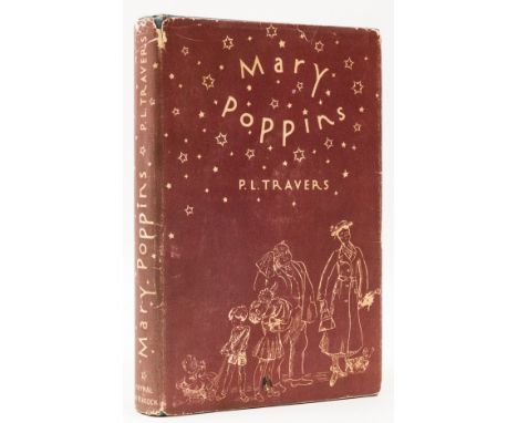 Travers (P.L.) Mary Poppins, first American edition, illustrations by Mary Shepard, bookplate to front pastedown, original pi