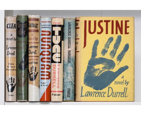 Durrell (Lawrence) [The Alexandria Quartet], 4 vol., comprising Justine, third impression, bookplate to pastedown, jacket spi