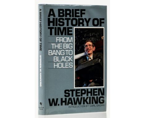 Hawking (Stephen) A Brief History of Time, first edition, illustrations, press photographs, errata and 2 printed articles by 