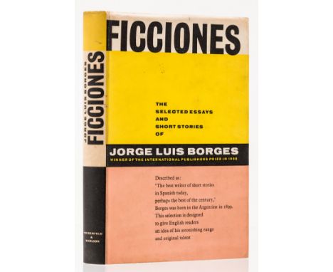 NO RESERVE Borges (Jorge Luis) Ficciones, first English edition, contemporary ink ownership inscription to front free endpape