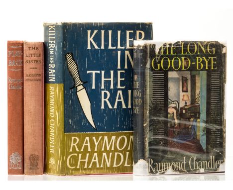 Chandler (Raymond) The Long Goodbye, original boards, spine ends bumped, dust-jacket, rather worn with portions of loss to ex