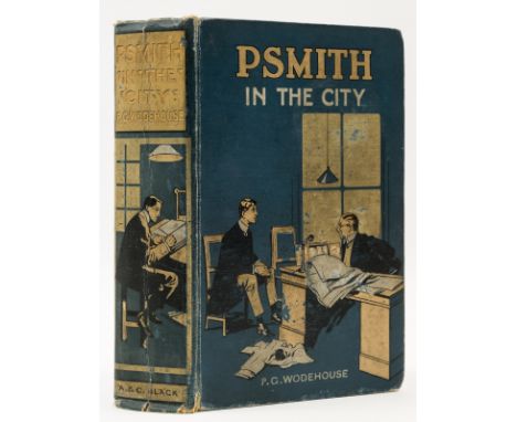 Wodehouse (P.G.) Psmith in the City, first edition, Wodehouse family copy with "Wodehouse Cheltenham" ink inscription to half