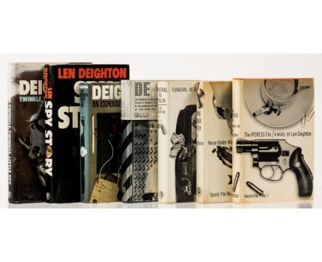 Deighton (Len) [The "Harry Palmer" novels], 7 vol., comprising The Ipcress File, second impression, jacket with light toning 