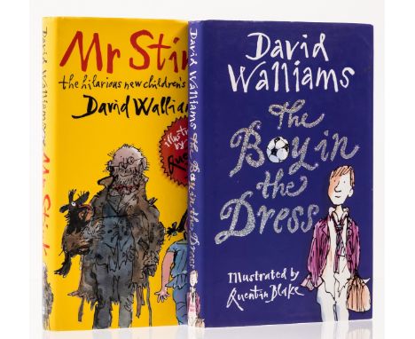 Walliams (David) The Boy in the Dress, 2008; Mr Stink, 2009, first editions, signed by the author on titles, illustrations by