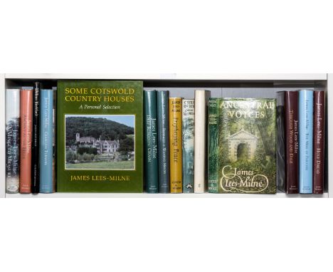 Lees-Milne (James) Some Cotswold Country houses, signed by the author to title, illustrations, 1987; [Diaries] 12 vol., Cease