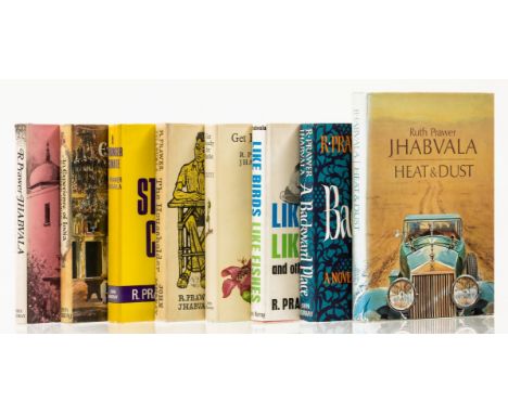 Jhabvala (Ruth Prawer) Heat &amp; Dust, signed by the author on title, label pasted below author's name, browning to front en