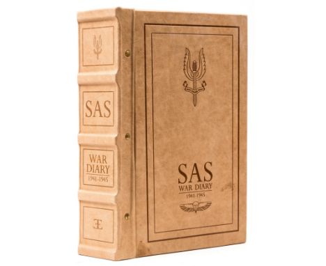 SAS War Diary 1941-1945. The Anniversary Edition, number 6 of a limited edition, facsimile of original document, colour and b