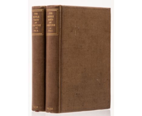 [Manning (Frederick)] The Middle Parts of Fortune, 2 vol., number 180 of 520 copies, first title printed in red &amp; black, 