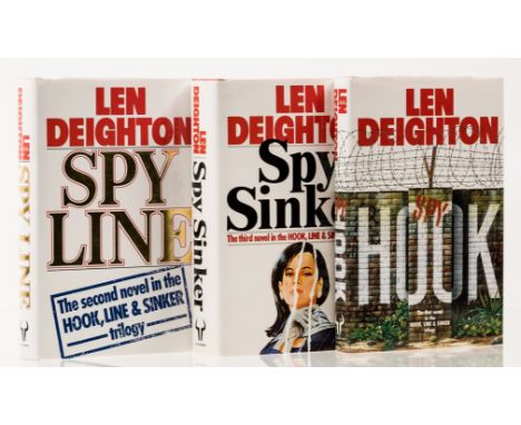 Deighton (Len) [Hook, Line & Sinker trilogy], 3 vol., comprising Spy Hook, jacket with rubbing to fore-edge, light creasing t