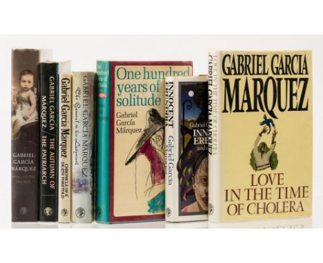 Marquez (Gabriel Garcia)  Love in the Time of Cholera, board spine ends bumped, 1988; The General in his Labyrinth, 1991; Chr