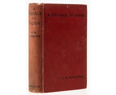 Forster (E.M.) Passage to India, first edition, light foxing to title, 3pp. advertisements, upper hinge weak, ink gift inscri