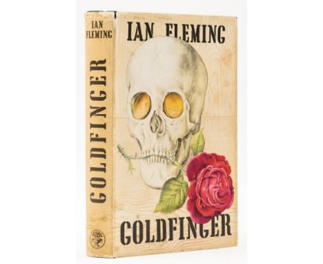 Fleming (Ian) Goldfinger, first edition, original boards, covers with skull design blocked in gilt and blind, spine lettered 