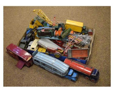 Dinky Toys / Supertoys - Quantity of loose diecast model vehicles to include; 230 Talbot Lago, Foden 'Regent' tanker, Big Bed