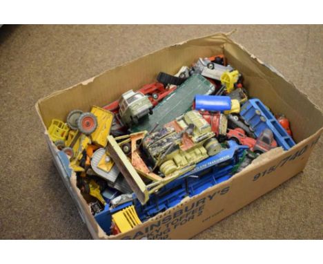 Quantity of diecast model vehicles to include; Matchbox, Lesney, Corgi Toys, Dinky trains etc 