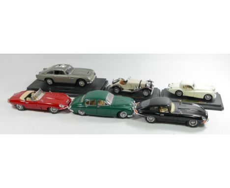 Die cast, scale 1:18, Joyride, Aston Martin DB5 "James Bond" with multiple features, including ejector seat, revolving number