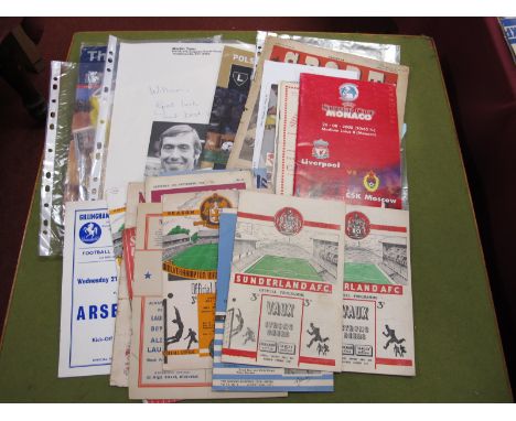1951-2 Reading Reserves v. Orient Reserves, Programme, 52-3 Wolves v. Middlesbrough, Aldershot v. QPR, 54-5 Sunderland v. Bur