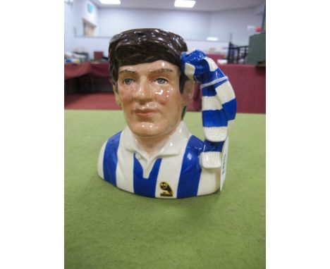 Sheffield Wednesday Football Supporters Character Jug, by Royal Doulton 12.5cm high.Lot 501 - first quality, no visible chips