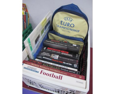 Alex Ferguson 'The Unique Treble', Michael Vaughan, Wilf McGuinness, Martin Johnson books, all signed (unverified), Andrew Fl