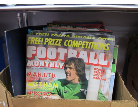 Esso Football Club Badges, Jimmy Hill's Weekly, Goal, Shoot and other football magazines:- One Box.