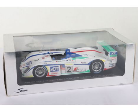 Spark Models Audi R8 Champion 1/18 scale Racing Car, No 2, 3rd Le Mans 2005 Biela/McNish/Pirro, in near mint to  mint boxed c