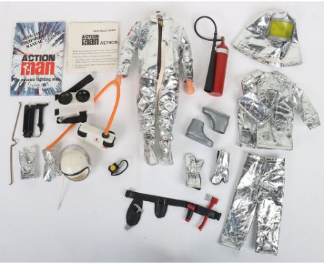 Vintage Action Man Astronaut 1st issue, complete, with instruction leaflet and official equipment manual, in near mint origin